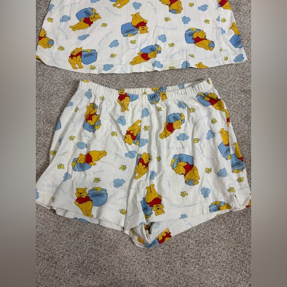 Disney Winnie the Pooh Pajama Set Small Tank Top Cotton shorts - Picture 7 of 7